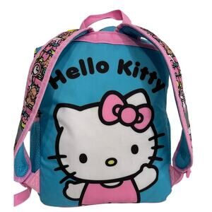 Hello Kitty Sanrio Glitter Confetti Backpack Pink School Bookbag Kids Travel Bag